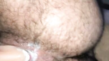 FTM boy creams all over wall dildo - 8 image