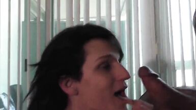 CROSSDRESSER sucks and gets fucked - 4 image