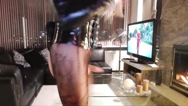 TS Melissa Glamour PVC Corset Play & Tease - 14 image