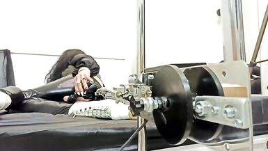 The DIRTIEST Masturbation of SHEMALE Veronica Taboo with Sex Machine | Smoking Vape | Huge Cumshot - 12 image