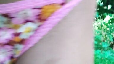 Sissy and chubby walking in the park - 11 image