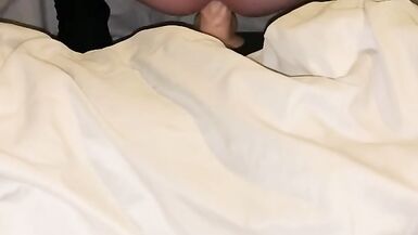 Tiny trans slut riding a big dildo in heals getting her ass ready for fucking - 8 image