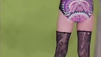 Playing and teasing in my new swimsuit - 6 image