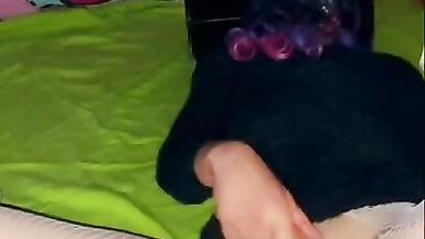 Destroyed my white pantyhose to ride my 12 inch monster - 13 image