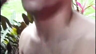 Thick with muscles guy and pretty sunburnt t-girl fucks - 2 image