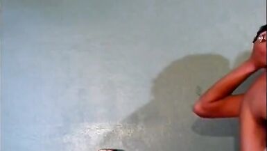 Stunning brunette tranny gives lucky guy some amazing head - 9 image