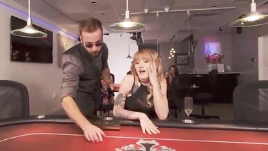 Shemale Sucks The Croupier Hard - 5 image