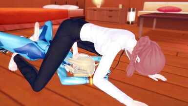Futa Makima X Futa Samus Swap fuck - 3 image