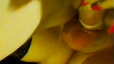 Blonde shemale gets head from sexy mature slut - 14 image