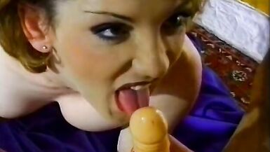 Blonde shemale gets head from sexy mature slut - 9 image