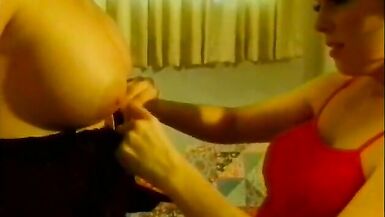 Shemale sucks cock while gettng her dick swallowed - 3 image