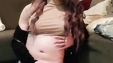 Jessica playing with a huge dildo and cumming everywhere - 10 image