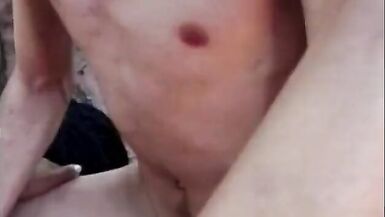 Horny studs love fucking sexy shemales outdoors in foursome - 15 image