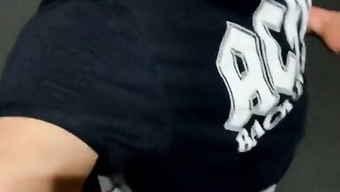 public park bench anal dildo cars driving by HOT sissy slut - 2 image