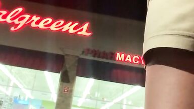 WALGREENS, DOWNTOWN, CRAZY PUBLIC SLUTTY SISSY, PUBLIC EXHIBITIONIST TS CROSSDRESSER - 5 image