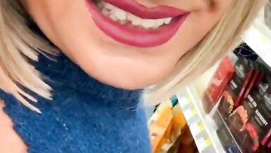 WALGREENS, DOWNTOWN, CRAZY PUBLIC SLUTTY SISSY, PUBLIC EXHIBITIONIST TS CROSSDRESSER - 6 image