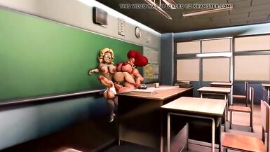 Futa milf fucking futa teacher - 4 image