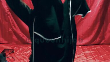 Niqab Queen Shemale Mastrubation Wearing Niqab And Glove - 13 image