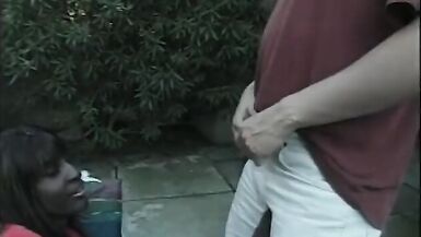 Black beautiful tranny is ready to get naked and give  blowy - 3 image