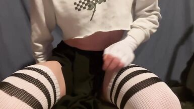 fem it slut cums while riding dildo - 13 image