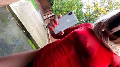 kelly cd peeing and wanking in red velvet dress an pantyhose - 8 image