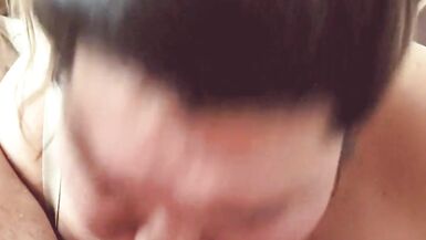 BBW Trans Kokoluv swallowing all of thick Memphis BBC. - 10 image