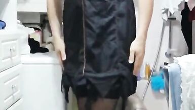 Patty crossdresser 15 mn of the best I can give to you : dildo action in stockings - 2 image