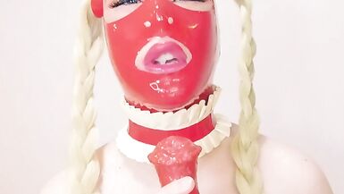 SISSY LATEX DOLL SERVICE PRACTICE - 4 image