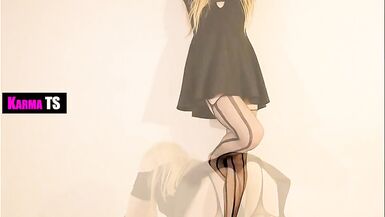 Best cute hybrid performancer! Dancer and anal masturbation