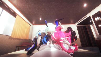 Rozaliya & Liliya forms a threesome - 4 image