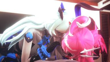 Rozaliya & Liliya forms a threesome - 6 image