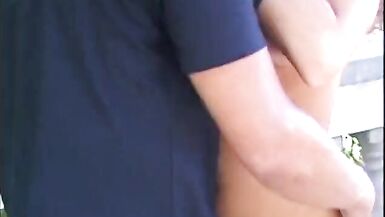 Impressive shemale fucks guy's asshole outdoors after blow - 5 image