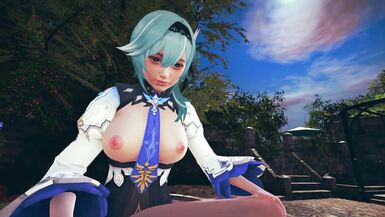 Genshin Impact futa Eula sex on a picnic Taker POV - 11 image