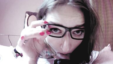 Hardcore Fuck Ass Deep Throath Trans Ekaterina Krieg Glasses Cum Mouth Big Dick Kink Leather Fetish - 3 image