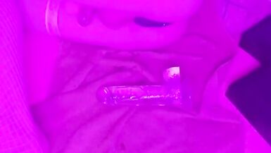 Sissy Femboy toys his tight bussy until he cums hands free - 15 image