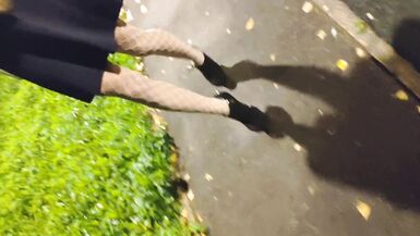 Sissy Ponyboy going to shop and acting in public in sexy dress and high heels - 12 image