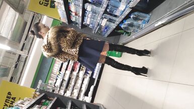 Sissy Ponyboy going to shop and acting in public in sexy dress and high heels