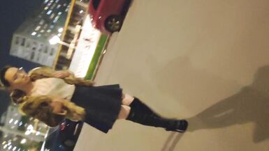 Sissy Ponyboy going to shop and acting in public in sexy dress and high heels - 9 image