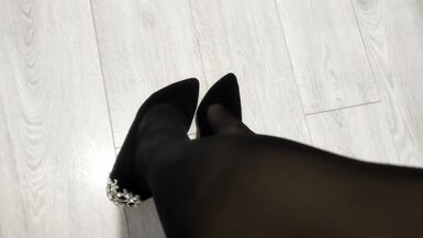 Sissy husband dressed like a whore while his wife is not home - 11 image