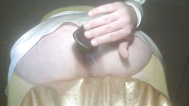 Sissy Lovelaska - Very hot anal toys and chicken eggs. - 5 image