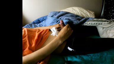 Jerking off with dolphin-shaped prostate massager! 20211025 - 1 image