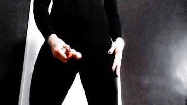 HD Slow Motion Queer Goth  FTM In Monster Drag  Spank and Masturbate Chocolate Syrup  Food Fetish Ch - 10 image