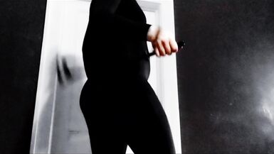 HD Slow Motion Queer Goth  FTM In Monster Drag  Spank and Masturbate Chocolate Syrup  Food Fetish Ch - 8 image