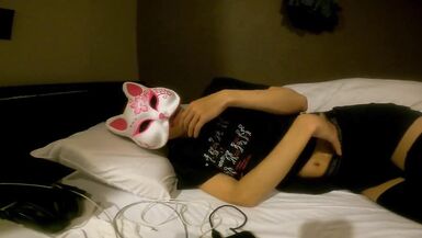 Jerking while a vibrator in my ass 20210906 - 2 image