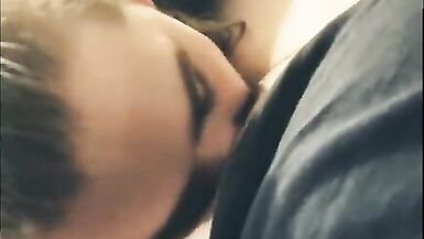 POV Sucking Off My FtM Partner ( Trans Man Blow Job ) - 8 image