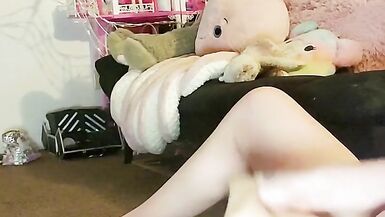 Shemale plays with her toys - 3 image