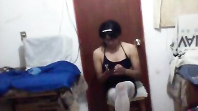 Joselynne CrossDresser In Hot Tight  Mini Dress - 3 image