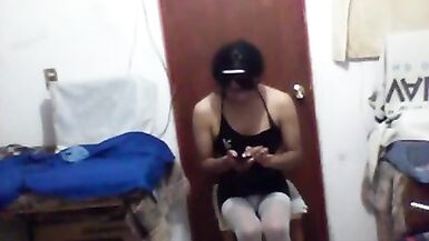 Joselynne CrossDresser In Hot Tight  Mini Dress - 7 image