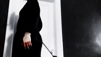 HD Slow Motion Queer Goth  FTM In Drag Masturbation - 2 image