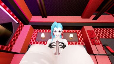 Jinx Fucked by Futa Harley Quinn League of legends - Injustice 2 - 13 image